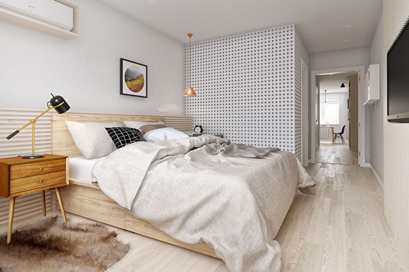 Beige Bedroom Design - Decor and Lighting