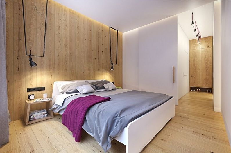 Beige bedroom - interior design photo