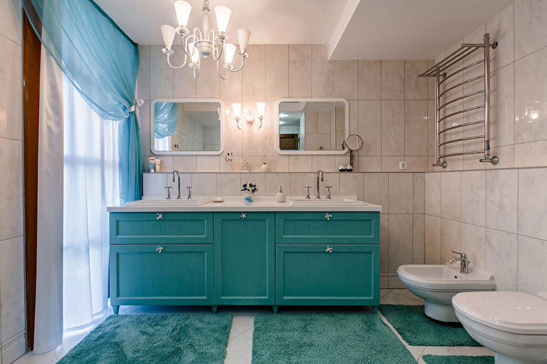 Turquoise Bathroom Design - Furniture & Plumbing