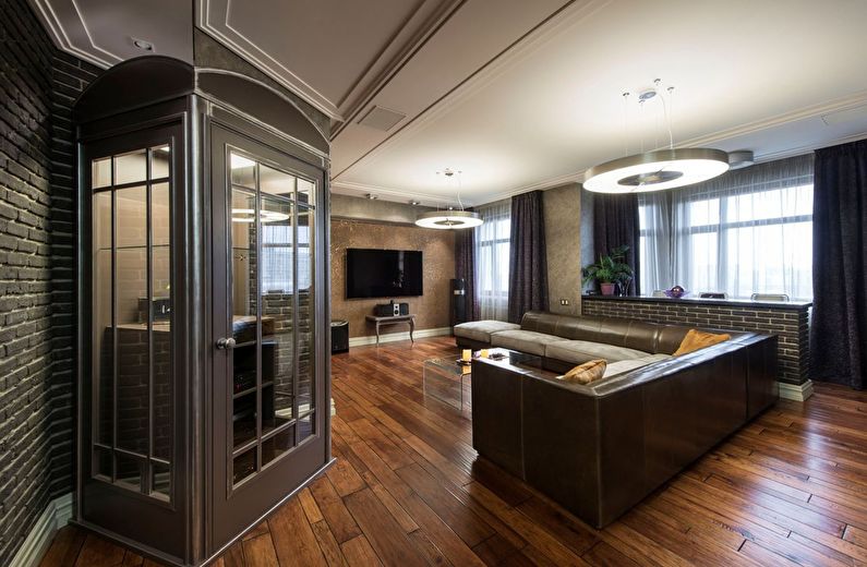 Apartment with a Telephone Box
