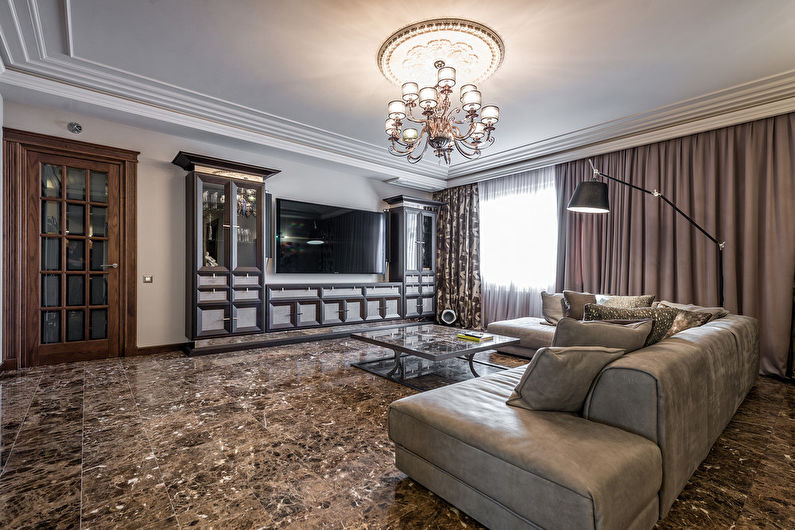 Design apartament în stilul clasicului modern