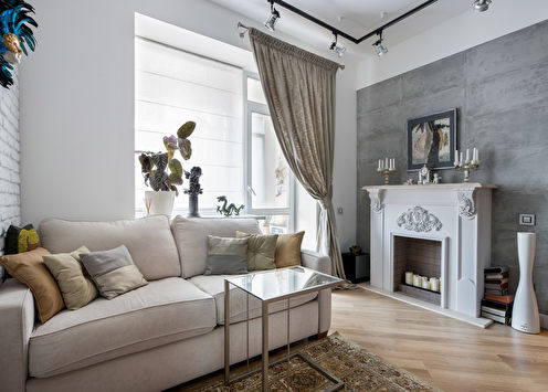 Apartament în stil loft-fusion, 46 m2