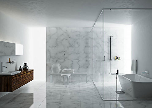 Minimalism style bathroom: design ideas (90 photos)