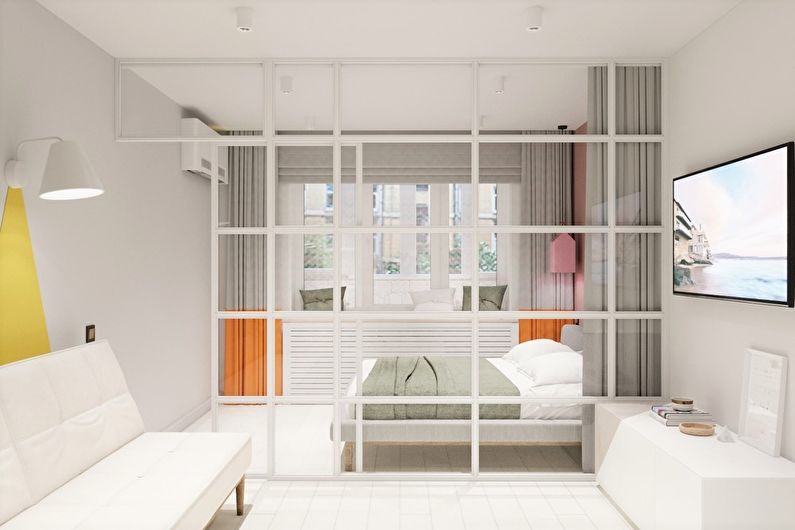 El interior del apartamento es de 40 metros cuadrados. - foto 2