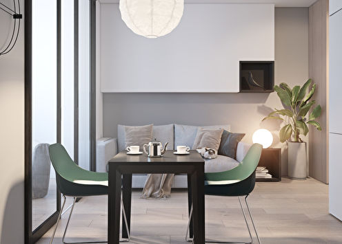 Apartment design in the Park Park on Factory