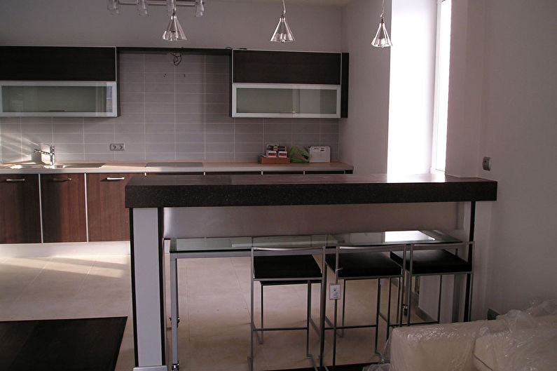 Laminated chipboard kitchen counter