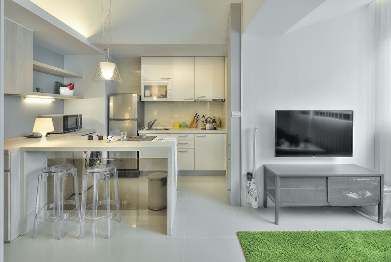 Bar counter for the kitchen - photo