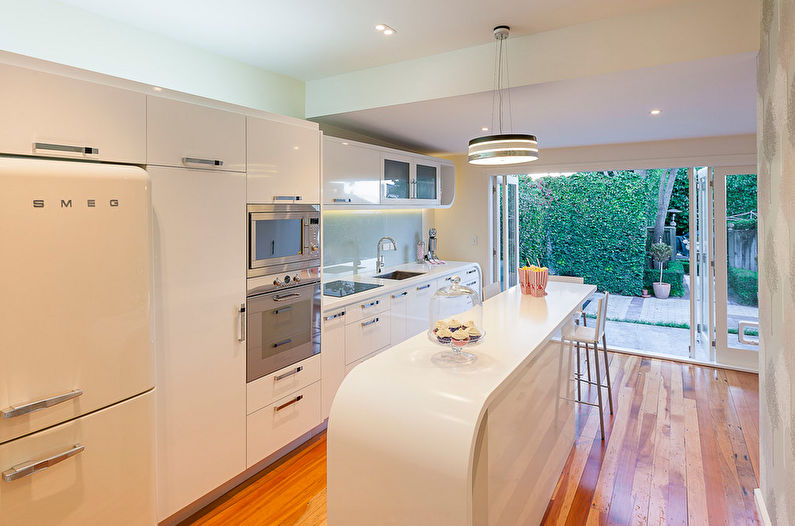 Bar counter for the kitchen - photo