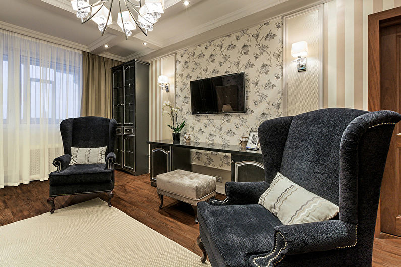 English Neoclassical Style Living Room - photo 5