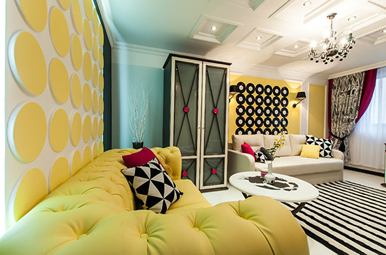 El interior de la sala de estar Pop Art Smileys - foto 6