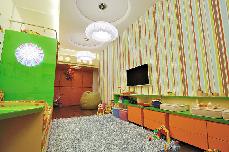 Bright Stripes: Children's Room for a 4-year-old child - photo 3
