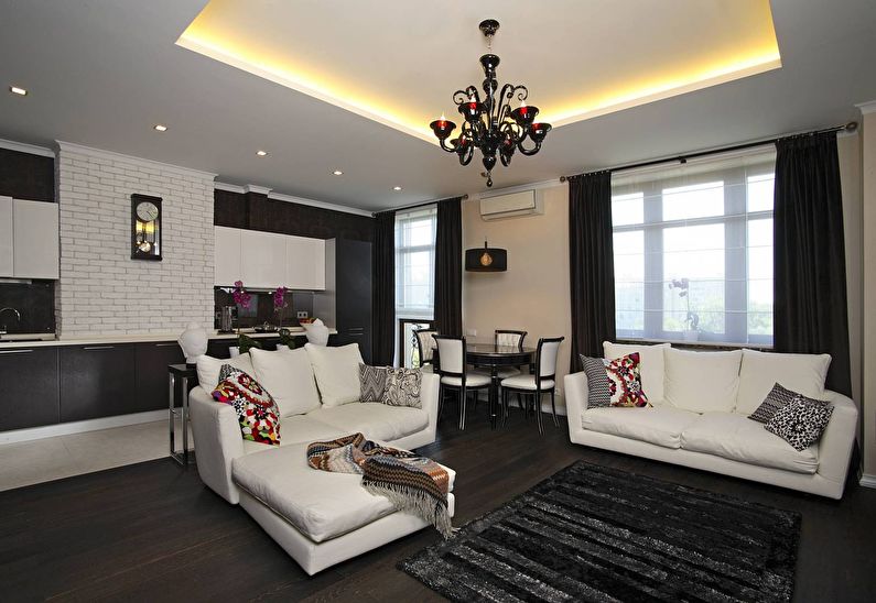 False ceiling in the interior