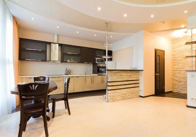 False ceiling in the kitchen - photo