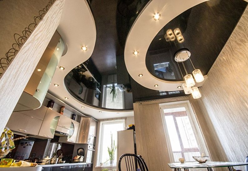 False ceiling in the kitchen - photo