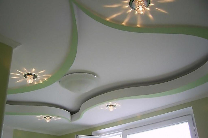 False ceiling in the kitchen - photo