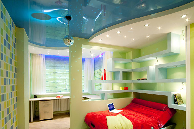 False ceiling in the nursery - photo