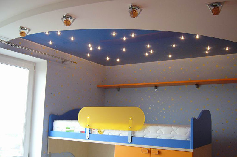 False ceiling in the nursery - photo