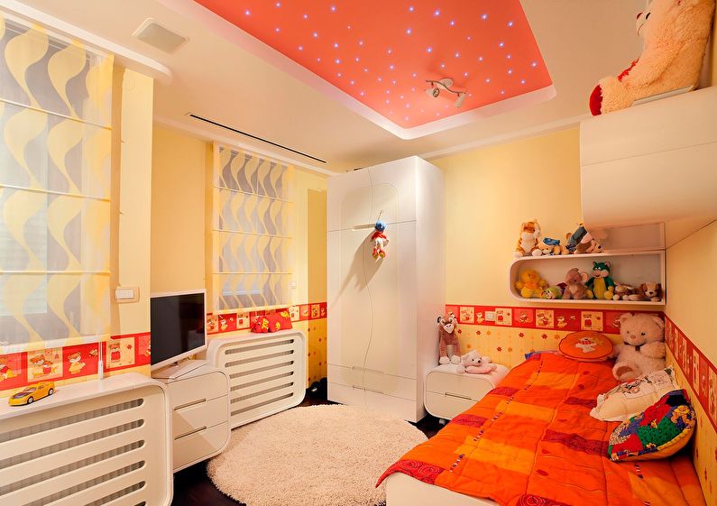 False ceiling in the nursery - photo