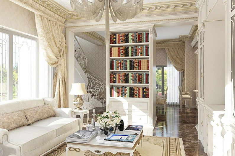 Living room in Provence style - Interior Design