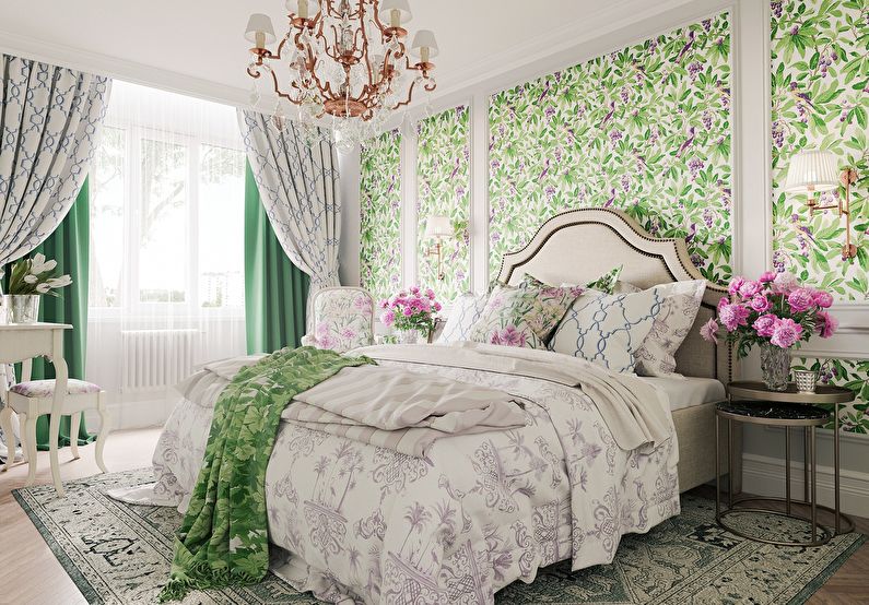 Provence Style Bedroom - Interior Design
