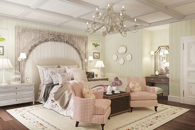 Provence Style Bedroom - Interior Design