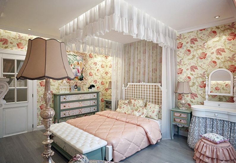 Children's room in Provence style - Interior Design