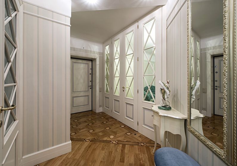 Hallway and corridor in Provence style - Interior Design