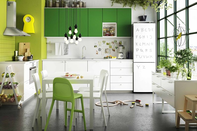 Interior design kitchen Ikea - photo