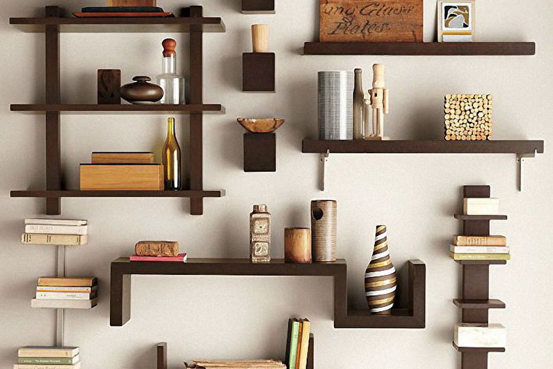 Classic wall shelves