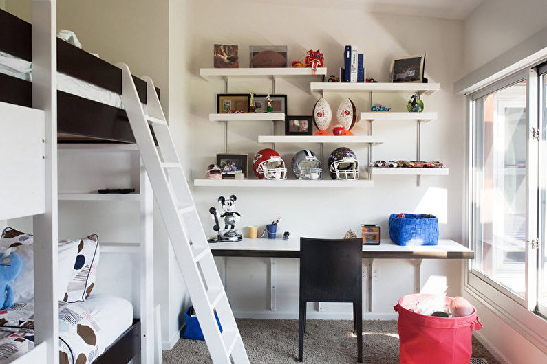Wall shelves - photo