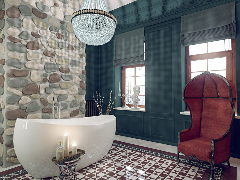Bathroom design, 14 sq.m. - photo 1