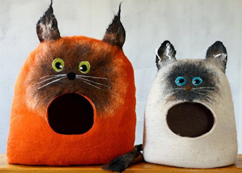 DIY cat house: 70 photo ideas