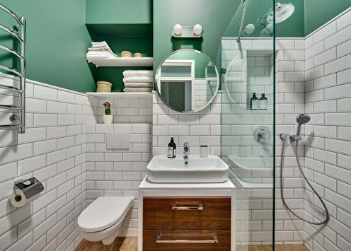 Bathroom design 4 sq.m. (60 photo)