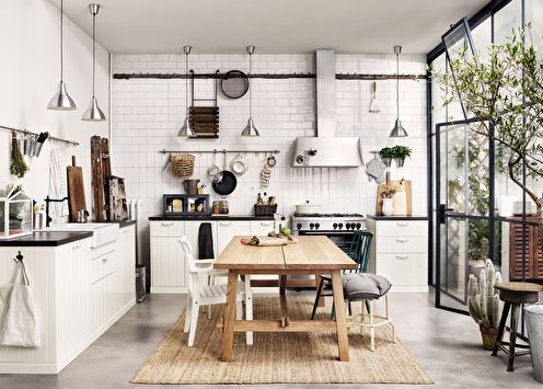 Ikea kitchens in the interior (80 photos)
