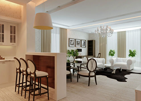 Сocktail Dress: Interior of an apartment in Kiev
