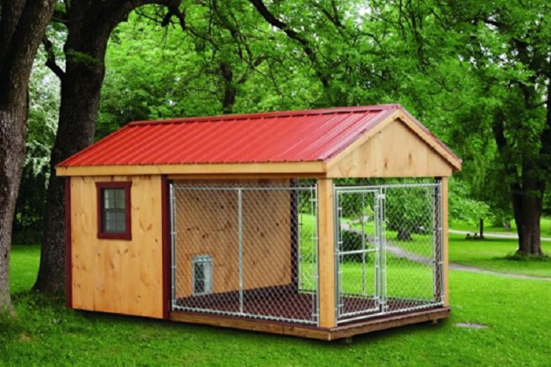 DIY aviary for dogs - photo