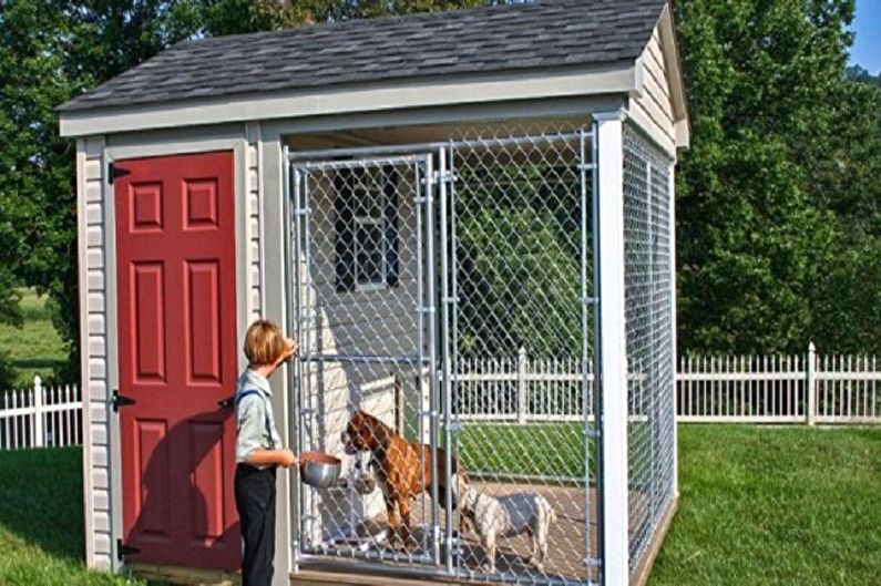 DIY aviary for dogs - photo