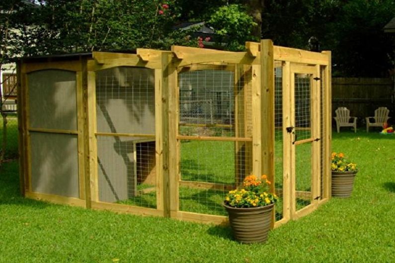 DIY aviary for dogs - photo