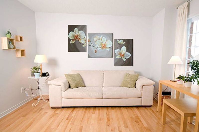 Modular paintings in the interior - Features