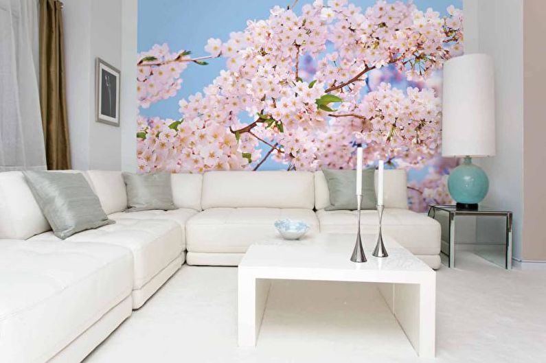 Wall mural in the interior - Views