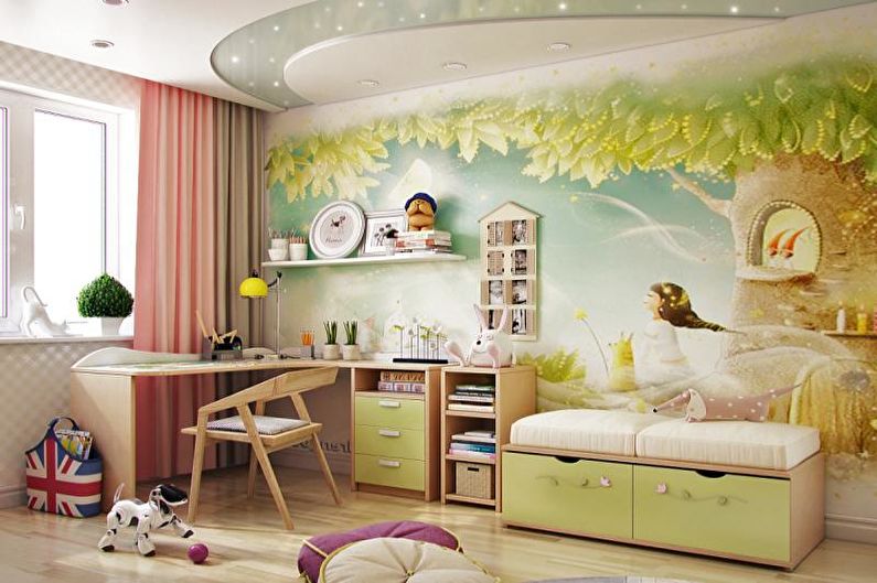 Wall mural in the interior - Pros and Cons