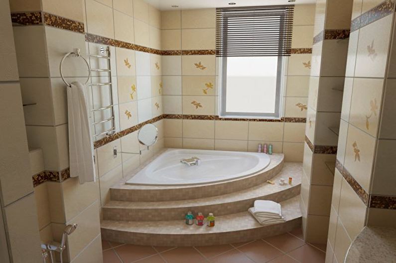 Corner baths - photo
