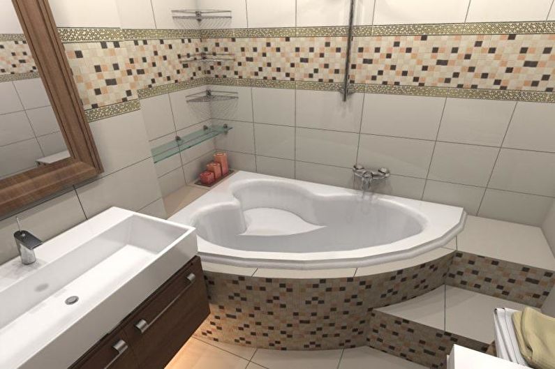 Corner baths - photo