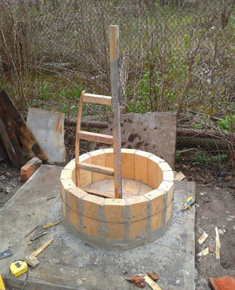 Tandoor en brique à faire soi-même - Règle de maçonnerie
