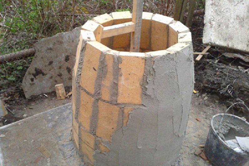 DIY Brick Tandoor - Murs