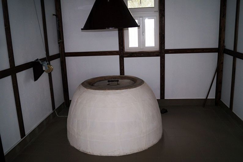 Tandoor en terre cuite à faire soi-même - Installation