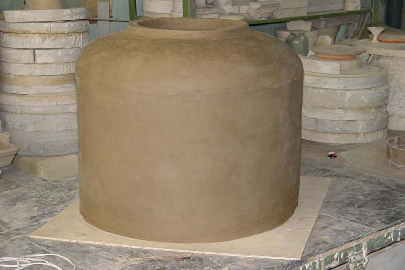 Tandoor en terre cuite à faire soi-même - Installation