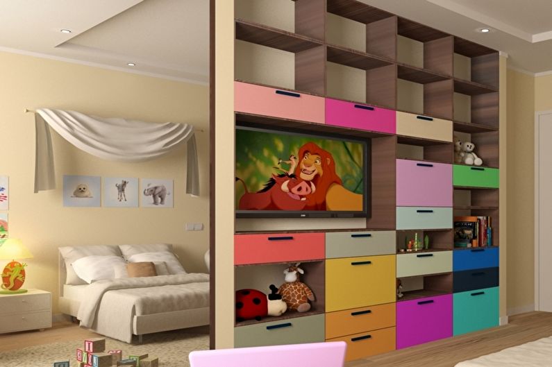 Zoning rooms - Children and games