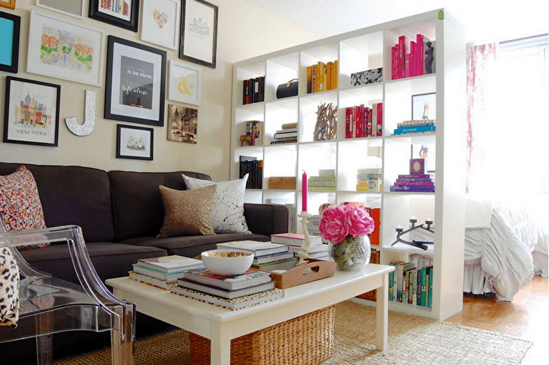 Types of room zoning - Furniture