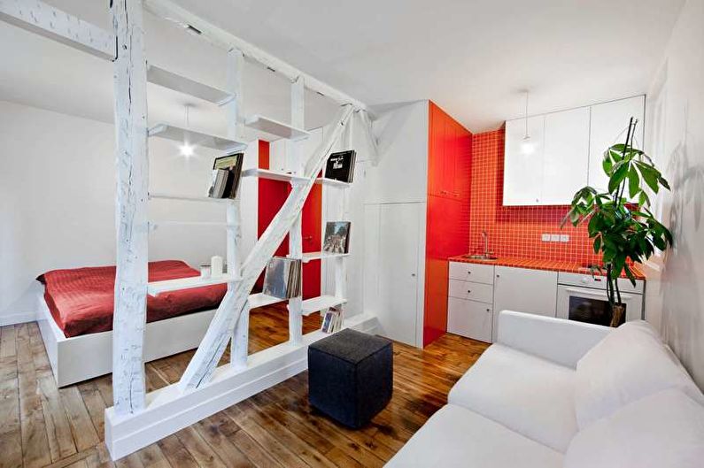 Zoning of rooms - photo